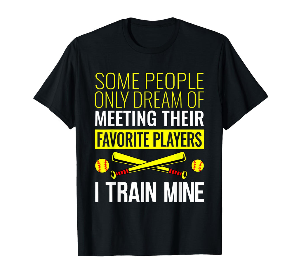 Funny Softball Coach Trainer Bat T-Shirt - Casual Everyday Wear Men Women - T-Shirt, Sweatshirt, Hoodie