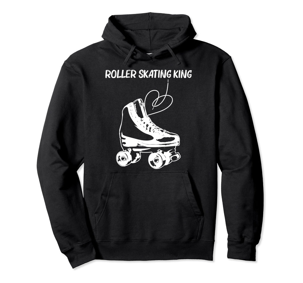 Roller Skating Dad Disco Derby Skates Hoodie - Novelty Apparel Men Women - T-Shirt, Sweatshirt, Hoodie