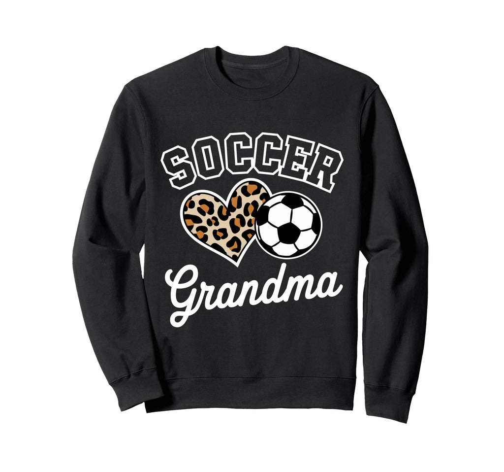 Soccer Grandma Funny Leopard Sweatshirt - Aesthetic Graphic Men Women - T-Shirt, Sweatshirt, Hoodie