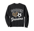 Soccer Grandma Funny Leopard Sweatshirt - Aesthetic Graphic Men Women - T-Shirt, Sweatshirt, Hoodie