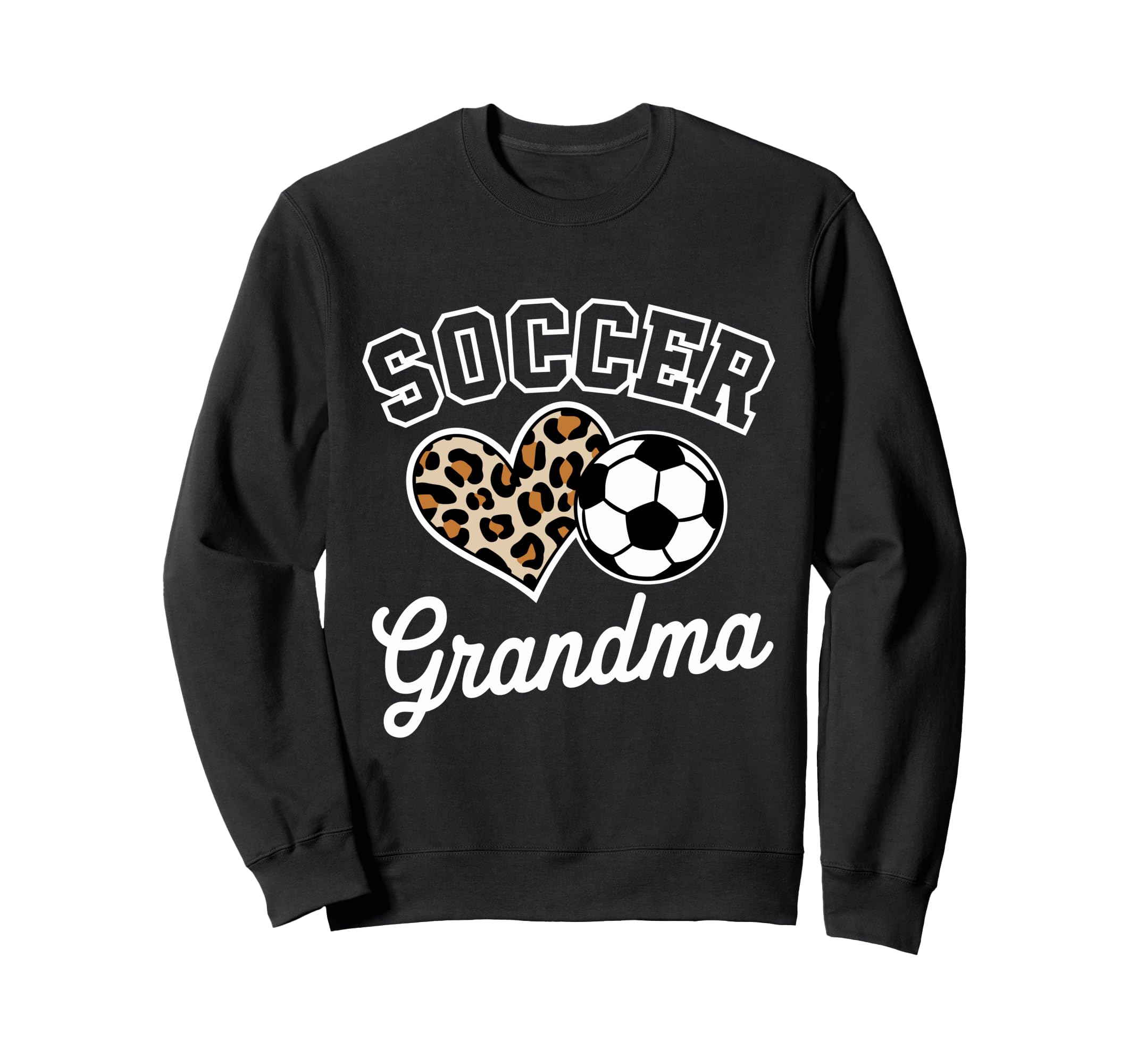 Soccer Grandma Funny Leopard Sweatshirt - Aesthetic Graphic Men Women - T-Shirt, Sweatshirt, Hoodie