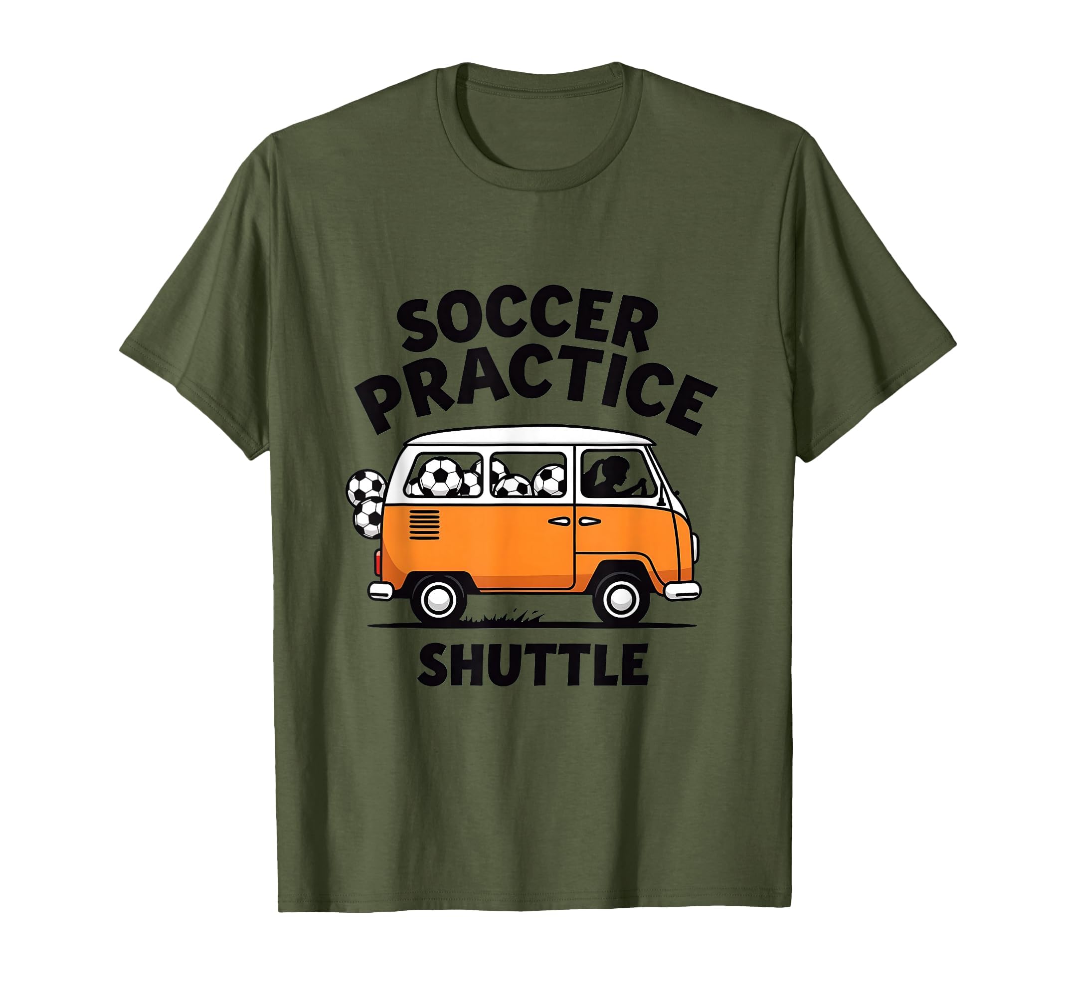 Soccer Practice Shuttle Soccer Mom T-Shirt - Casual Everyday Wear Unisex - T-Shirt, Sweatshirt, Hoodie