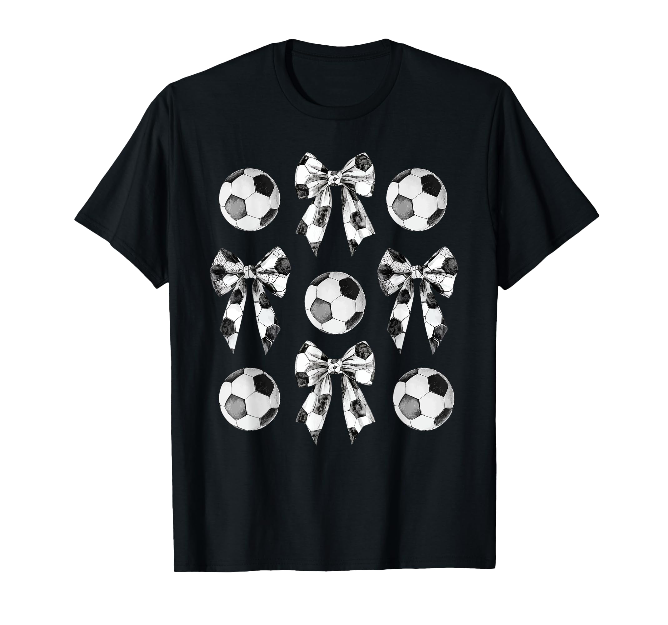 Coach Trainer Soccer Bow Coquette Mom T-Shirt - Graphic Print for Adults - T-Shirt, Sweatshirt, Hoodie