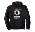 Proud Soccer Mom Mama Leopard Soccer Hoodie - Aesthetic Graphic for Adults - T-Shirt, Sweatshirt, Hoodie