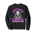 Funny Hockey Goalie Aunt Hockey Keeper Sweatshirt - Novelty Apparel Unisex - T-Shirt, Sweatshirt, Hoodie