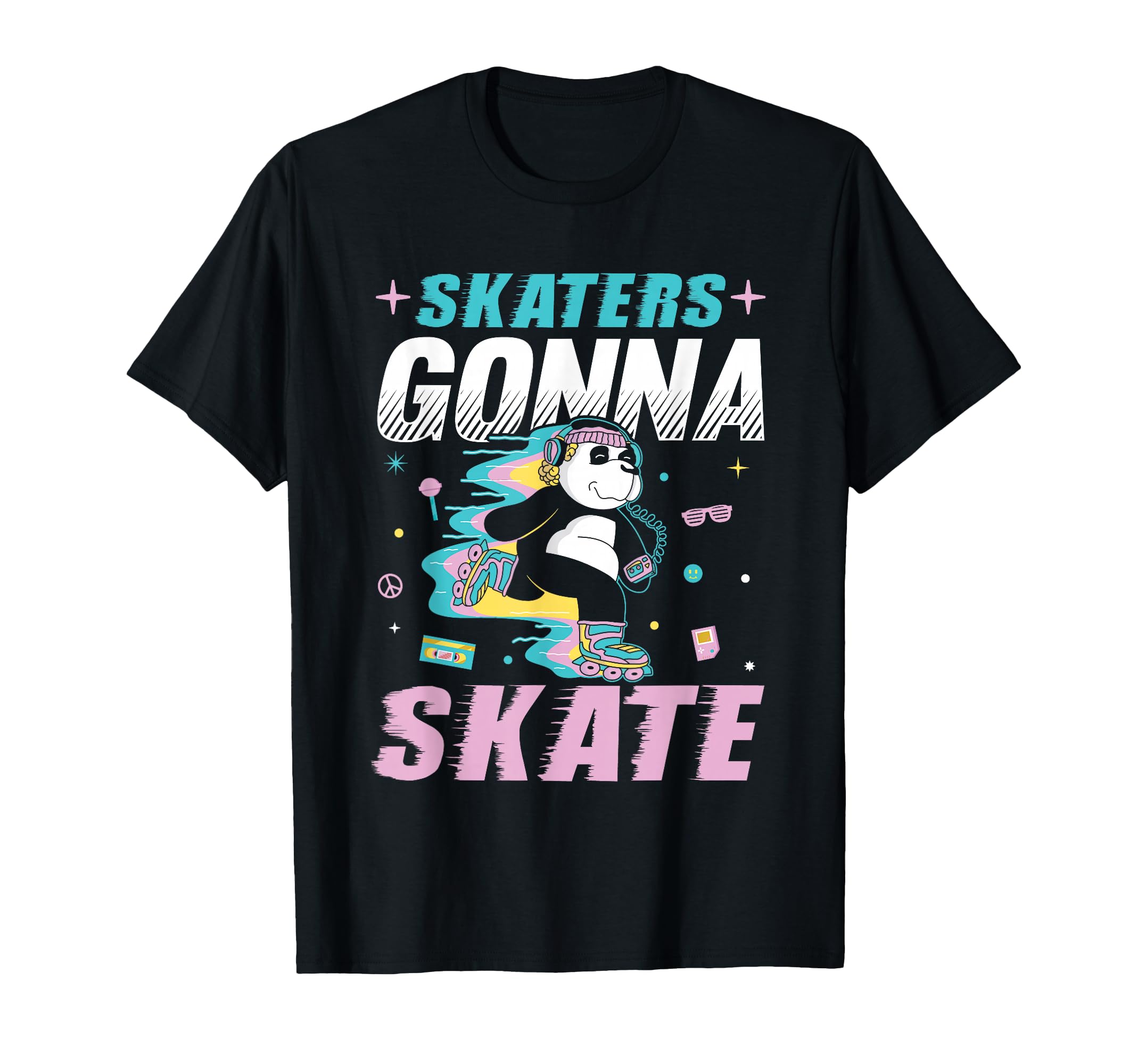 Skaters Gonna Skate Roller Disco T-Shirt - Fun Novelty Design Unisex - T-Shirt, Sweatshirt, Hoodie