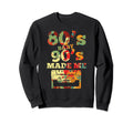 80S 90S Made Me Cassette Tape Camo Sweatshirt - Custom Art Print Unisex - T-Shirt, Sweatshirt, Hoodie