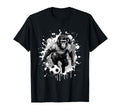 Monkey Playing Soccer Team Sports Animal T-Shirt - Novelty Apparel Unisex - T-Shirt, Sweatshirt, Hoodie