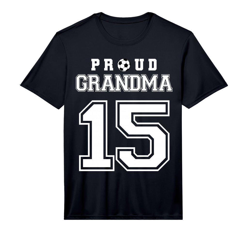 Number 15 Custom Proud Soccer T-Shirt - Fun Novelty Design for Adults - T-Shirt, Sweatshirt, Hoodie