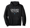 Grand Teton National Park Wyoming Hoodie - Fun Novelty Design for Adults - T-Shirt, Sweatshirt, Hoodie