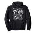 Im Soccer Goalie Aunt Soccer Keeper Auntie Hoodie - Graphic Print Men Women - T-Shirt, Sweatshirt, Hoodie