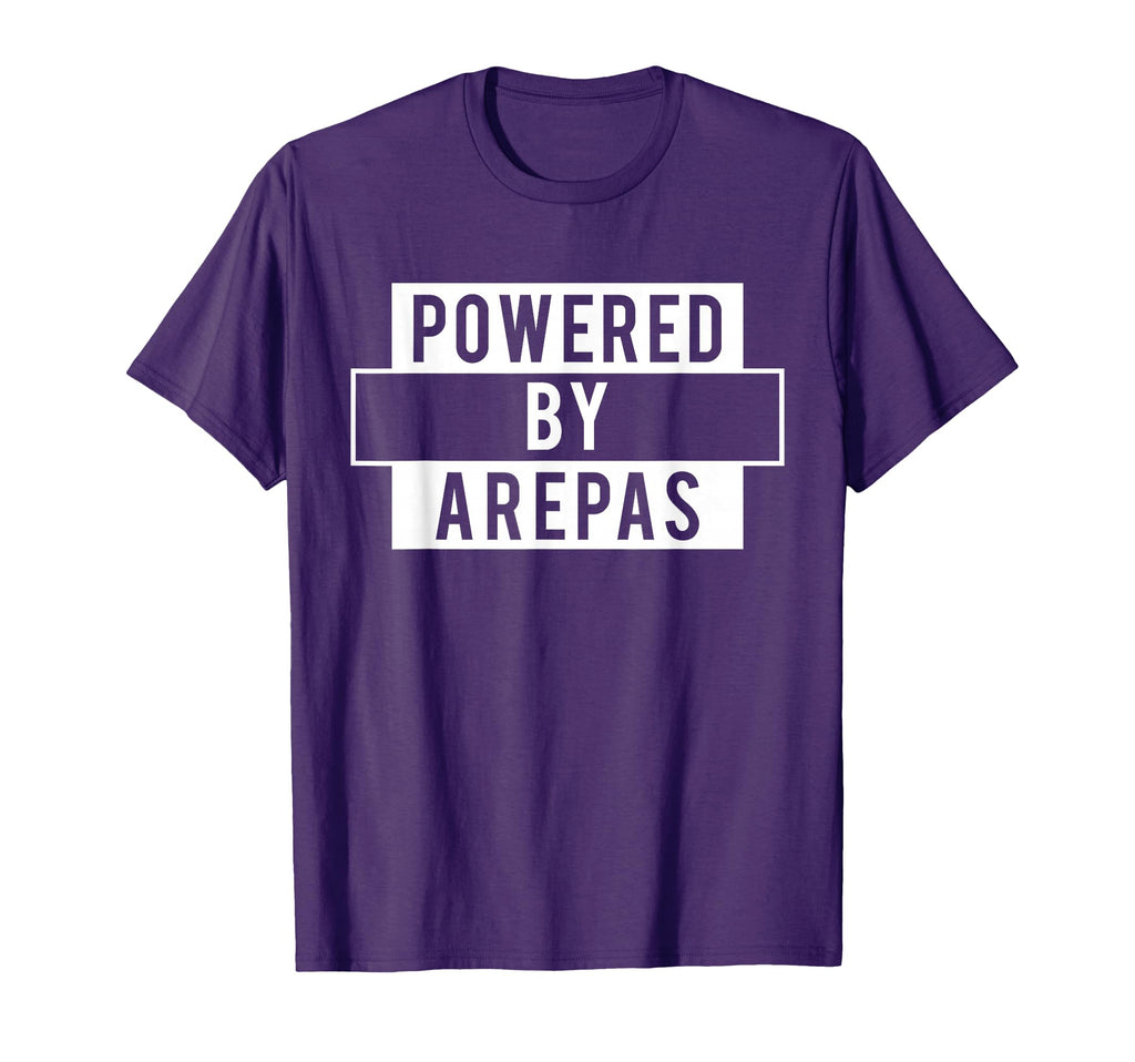 Powered Arepas Funny Venezuela Colombia T-Shirt - Trendy Graphic Unisex - T-Shirt, Sweatshirt, Hoodie