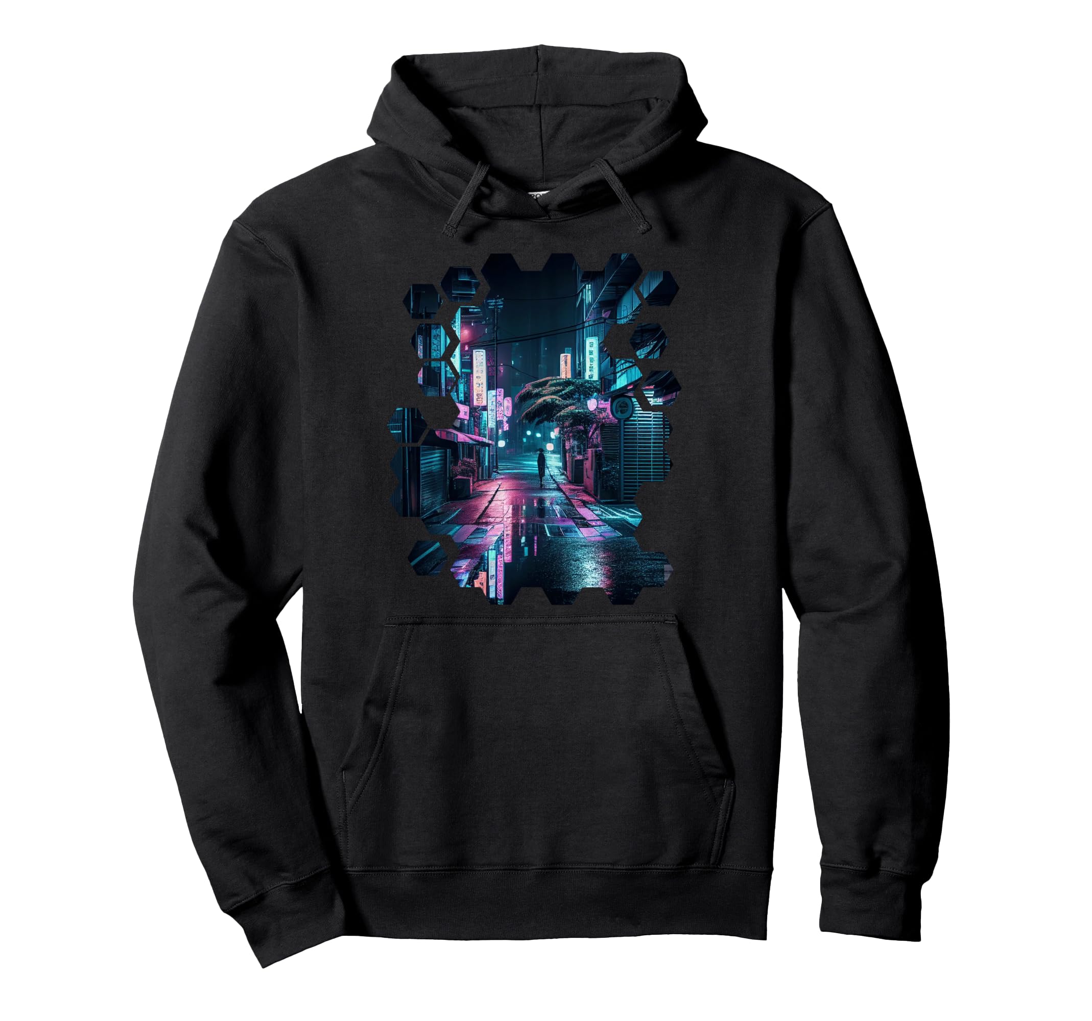 Vaporwave Aesthetic Streets Tokyo Hoodie - Aesthetic Graphic for Adults - T-Shirt, Sweatshirt, Hoodie