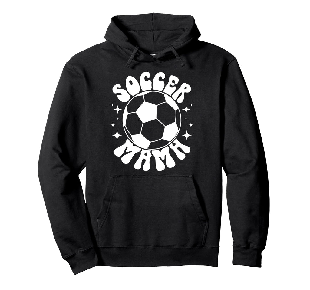 Soccer Mama Groovy Soccer Mom Soccer Hoodie - Unique Graphic Men Women - T-Shirt, Sweatshirt, Hoodie