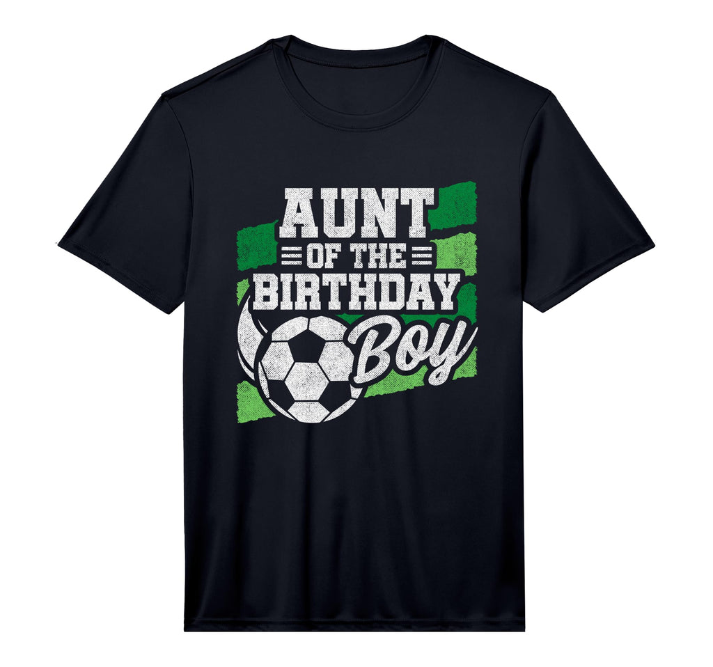 Birthday Aunt Soccer Birthday Soccer T-Shirt - Unique Graphic Unisex - T-Shirt, Sweatshirt, Hoodie
