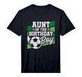 Birthday Aunt Soccer Birthday Soccer T-Shirt - Unique Graphic Unisex - T-Shirt, Sweatshirt, Hoodie