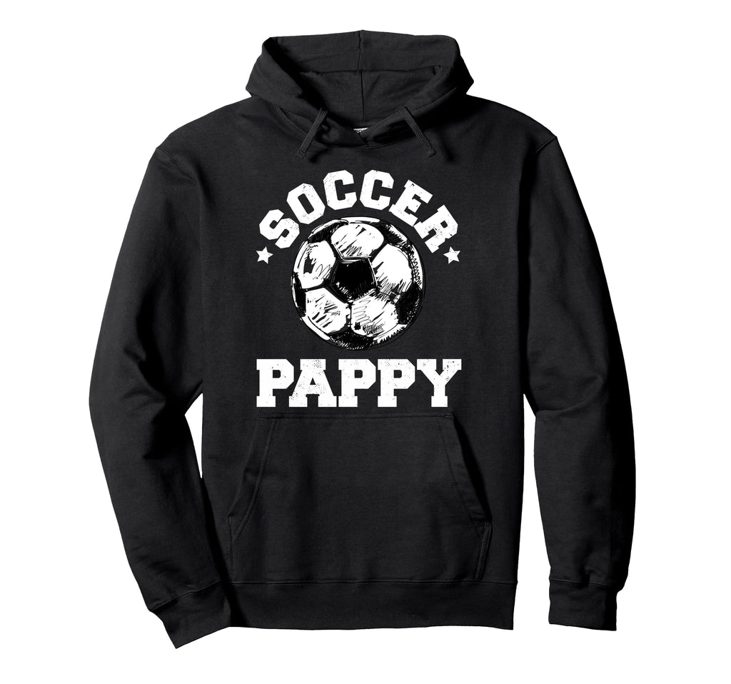 Soccer Pappy Soccer Ball Distressed Hoodie - Aesthetic Graphic for Adults - T-Shirt, Sweatshirt, Hoodie