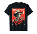 Western Skeleton Cowboy Take Puff T-Shirt - Novelty Apparel for Adults - T-Shirt, Sweatshirt, Hoodie