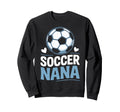 Soccer Nana Heart Soccer Lovers Sweatshirt - Fun Novelty Design for Adults - T-Shirt, Sweatshirt, Hoodie