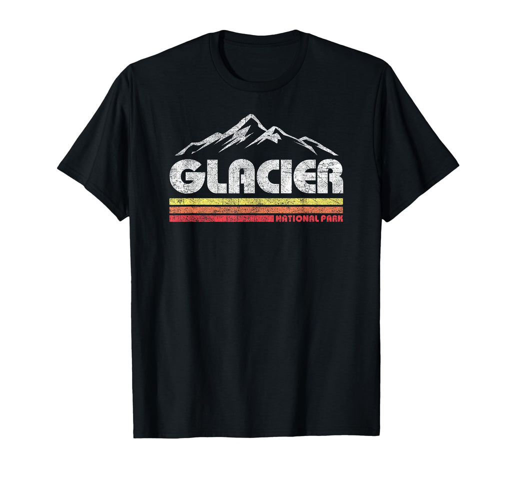 Glacier National Park Mountain T-Shirt - Custom Art Print Men Women - T-Shirt, Sweatshirt, Hoodie