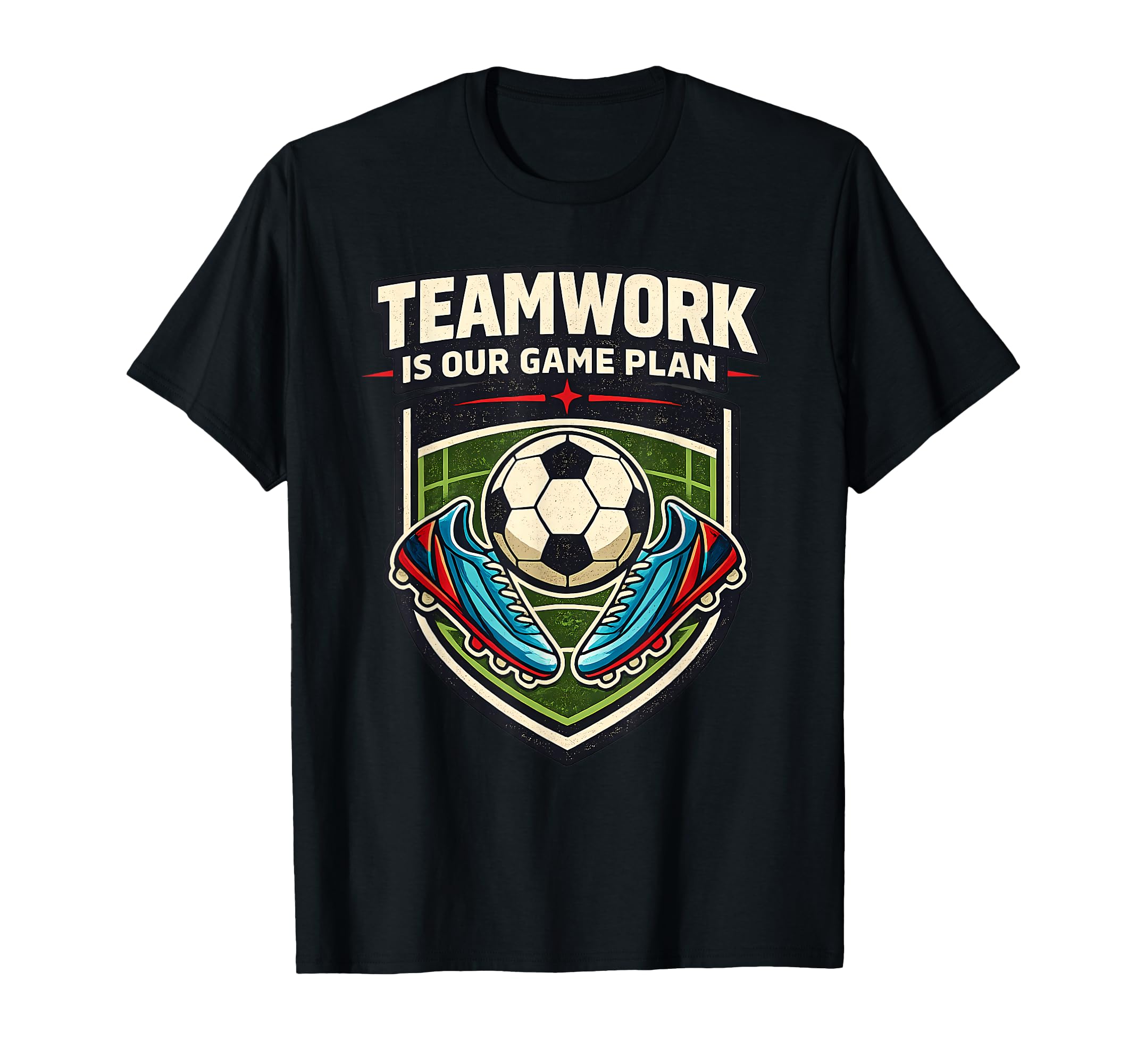 Teamwork Is Our Game Plan T-Shirt - Novelty Apparel for Adults - T-Shirt, Sweatshirt, Hoodie