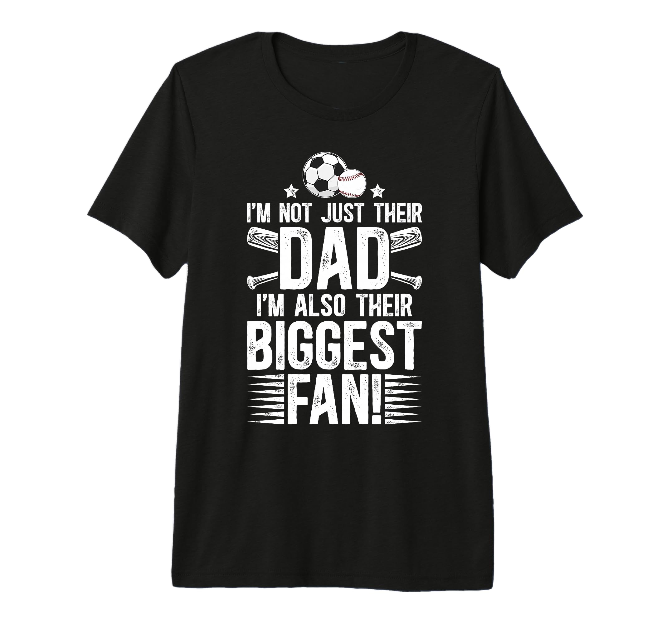 Mens Their Biggest Fan Baseball T-Shirt - Fun Novelty Design Men Women - T-Shirt, Sweatshirt, Hoodie