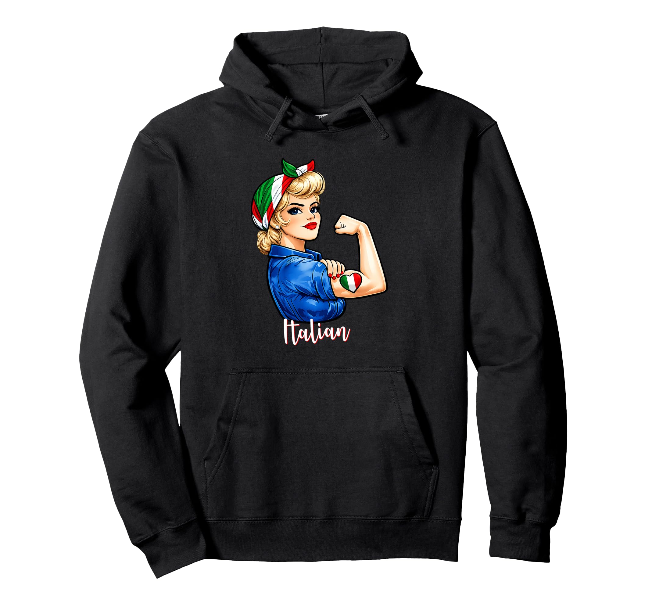 Proud Italian Pride Italiana Italy Flag Hoodie - Novelty Apparel Unisex - T-Shirt, Sweatshirt, Hoodie