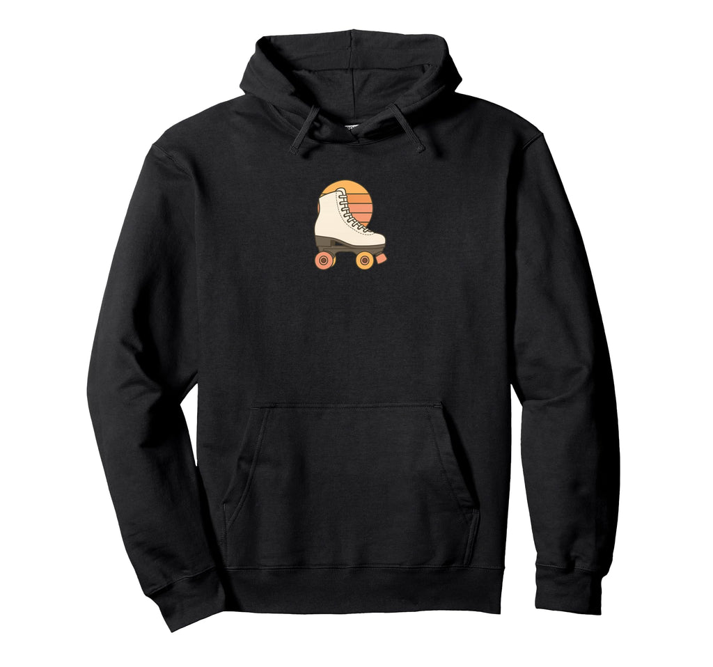 Roller Skate 70S Sunset Hoodie - Aesthetic Graphic for Adults - T-Shirt, Sweatshirt, Hoodie