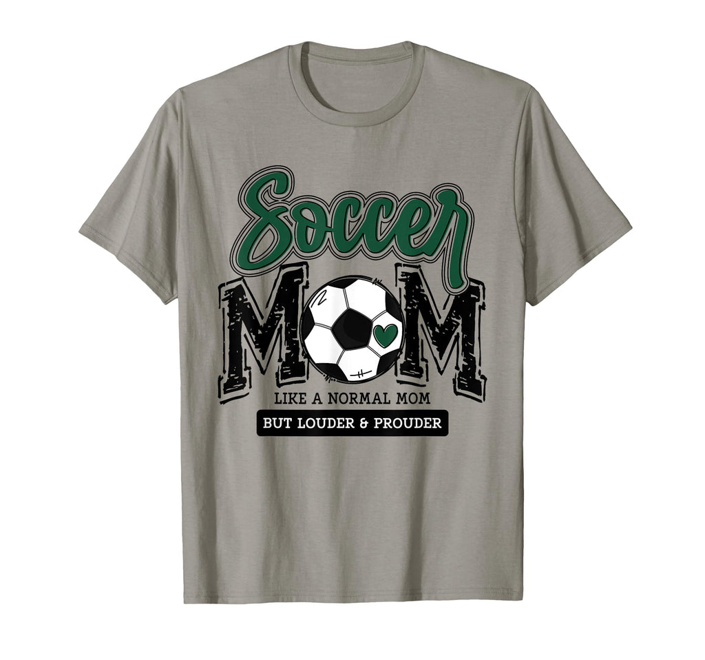 Soccer Mom Green Soccer Player T-Shirt - Aesthetic Graphic for Adults - T-Shirt, Sweatshirt, Hoodie