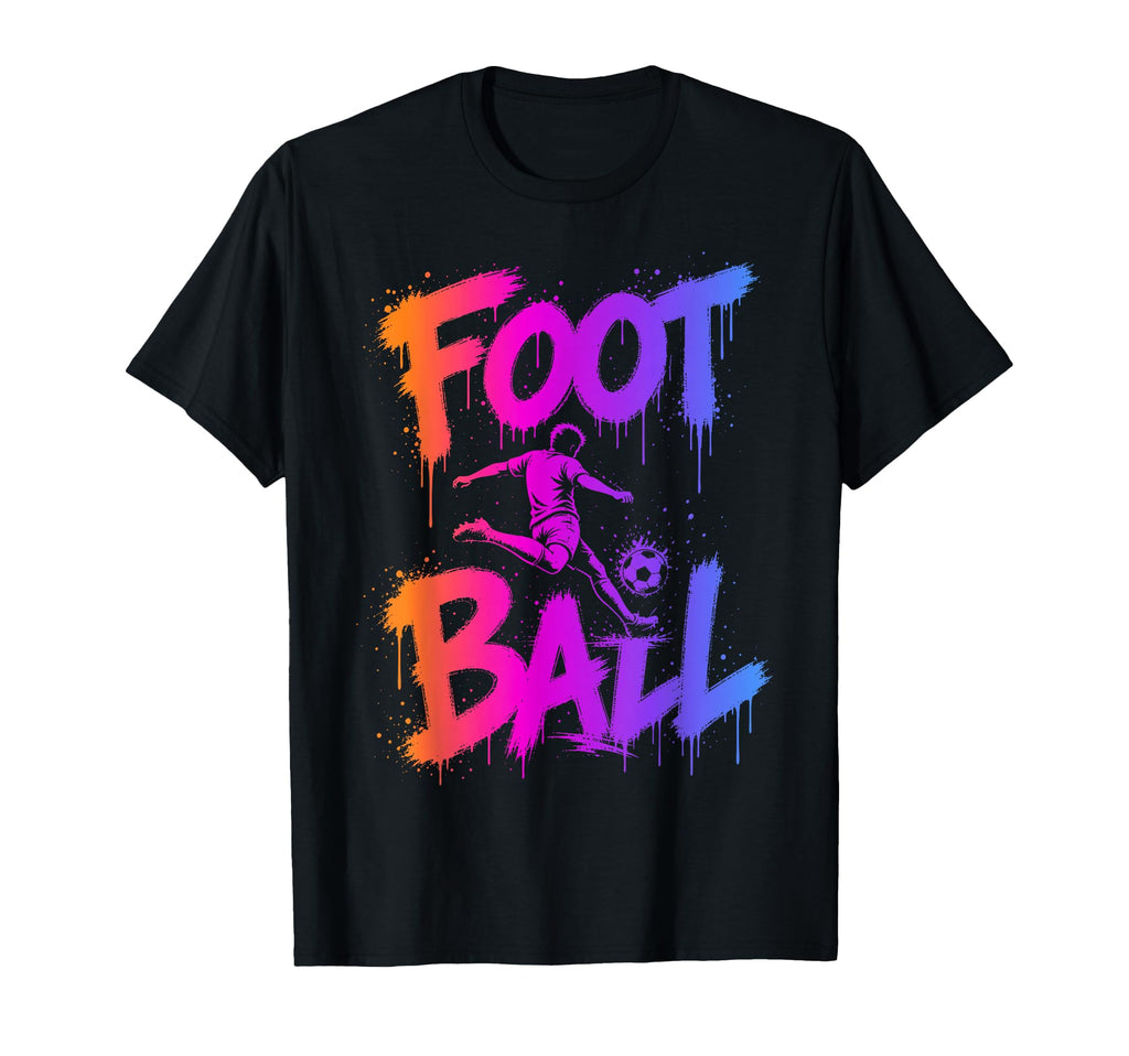 Football Graffiti Urban Streetwear T-Shirt - Novelty Apparel for Adults - T-Shirt, Sweatshirt, Hoodie