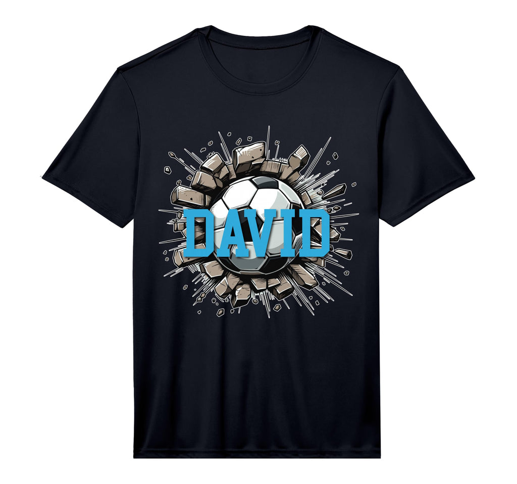 David Soccer Custom Name Performance T-Shirt - Casual Everyday Wear Unisex - T-Shirt, Sweatshirt, Hoodie
