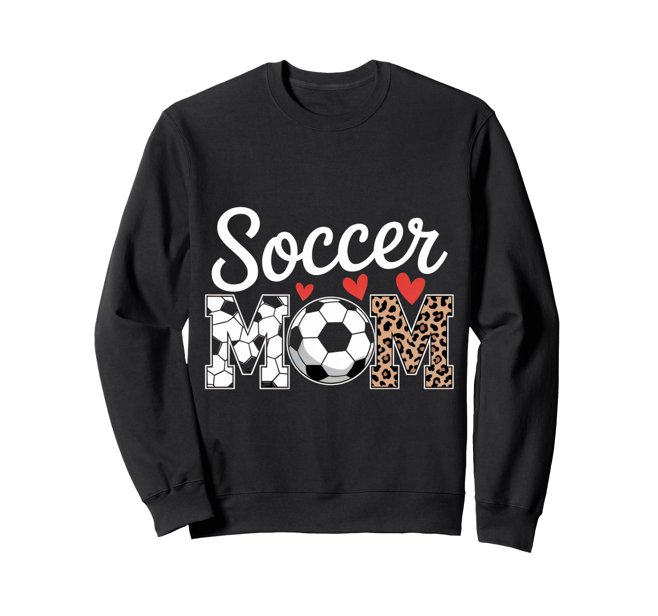 Fun Soccer Mom Hearts Sweatshirt - Novelty Apparel Men Women - T-Shirt, Sweatshirt, Hoodie