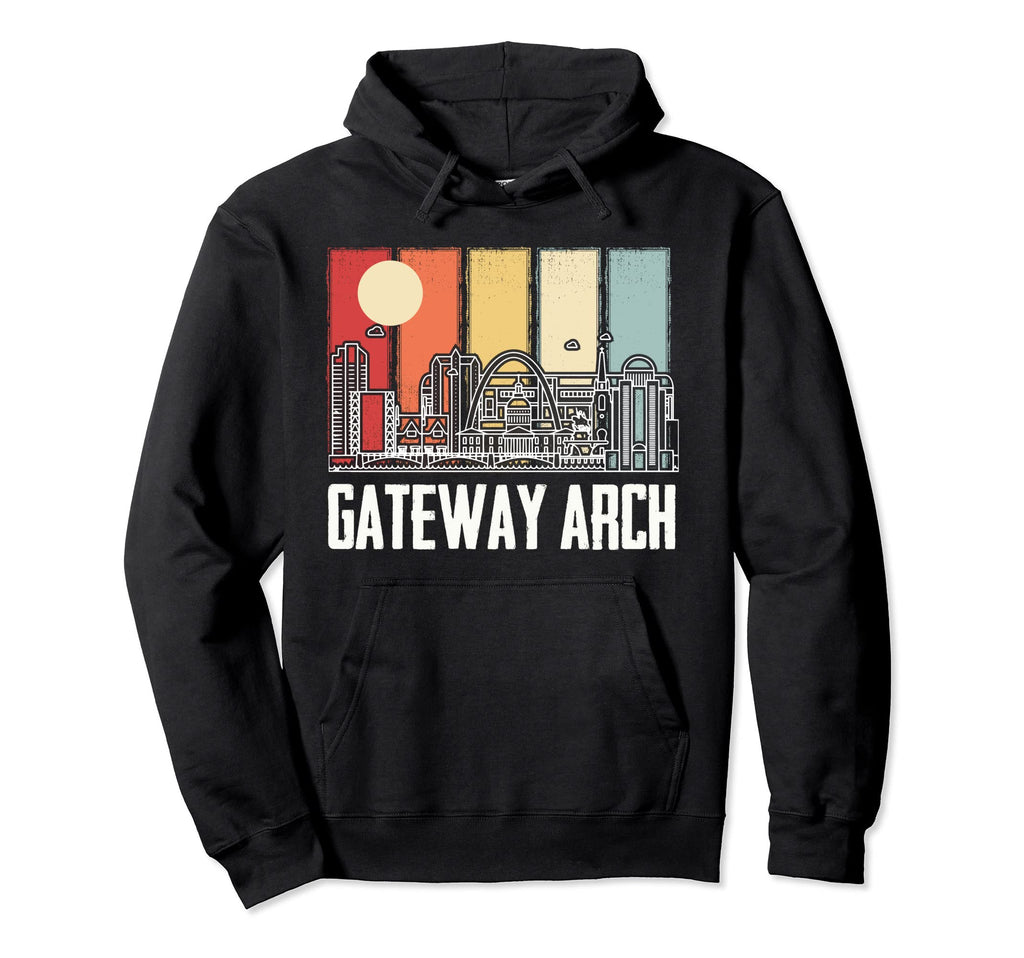 St Louis Gateway Arch National Park Hoodie - Streetwear Style for Adults - T-Shirt, Sweatshirt, Hoodie