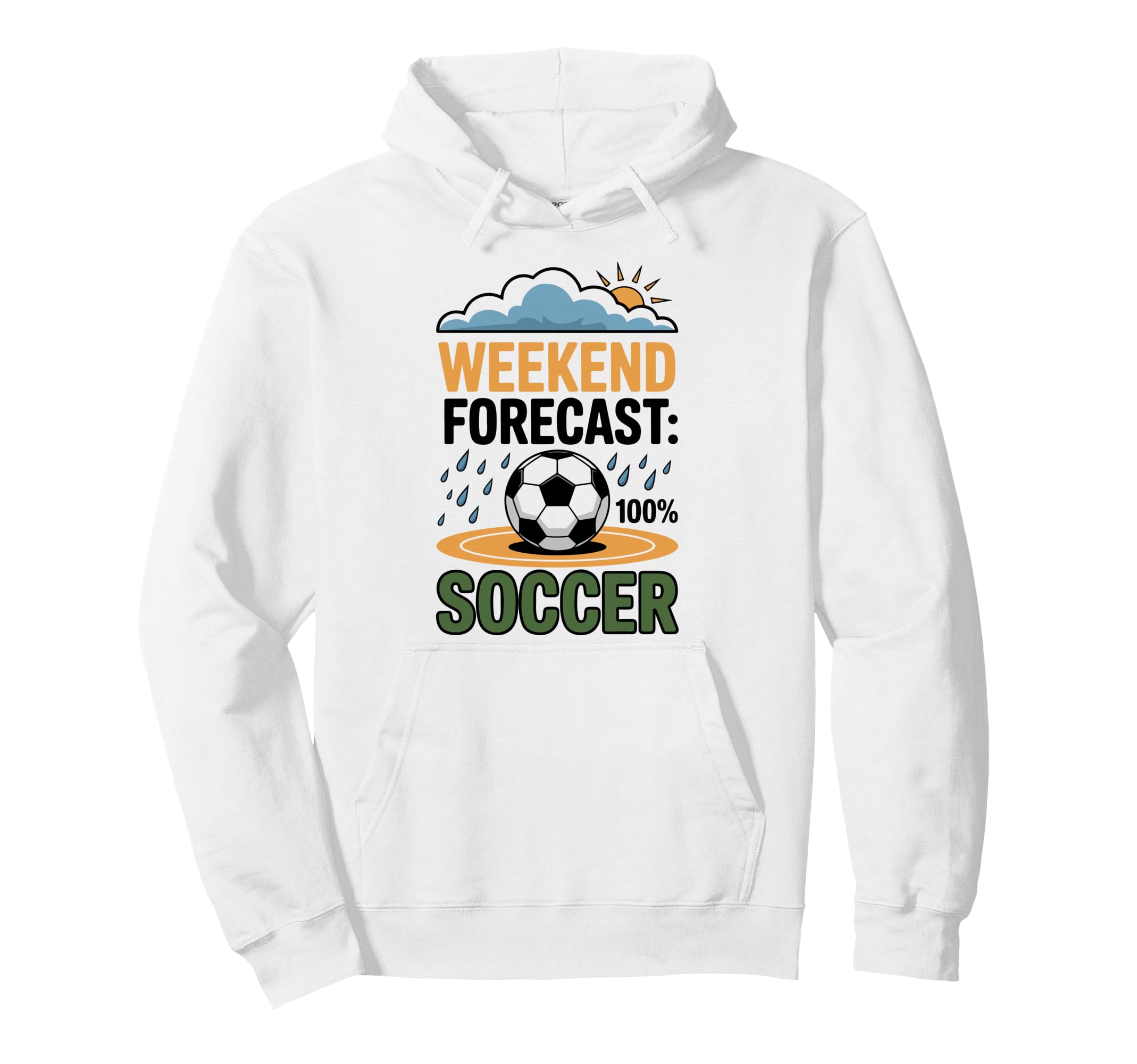 Soccer Fan Training Soccer Practice Hoodie - Graphic Print Men Women - T-Shirt, Sweatshirt, Hoodie