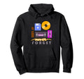 Never Forget Cassette Tape Floppy Disk Hoodie - Trendy Graphic Men Women - T-Shirt, Sweatshirt, Hoodie
