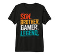 Son Brother Gamer Legend Video Game T-Shirt - Novelty Apparel Unisex - T-Shirt, Sweatshirt, Hoodie