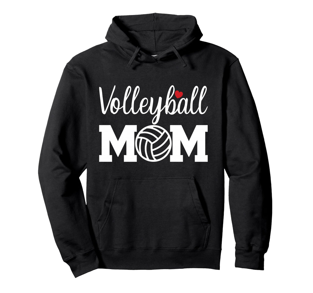 Volleyball Mom Life Game Day Cheer Hoodie - Casual Everyday Wear Men Women - T-Shirt, Sweatshirt, Hoodie