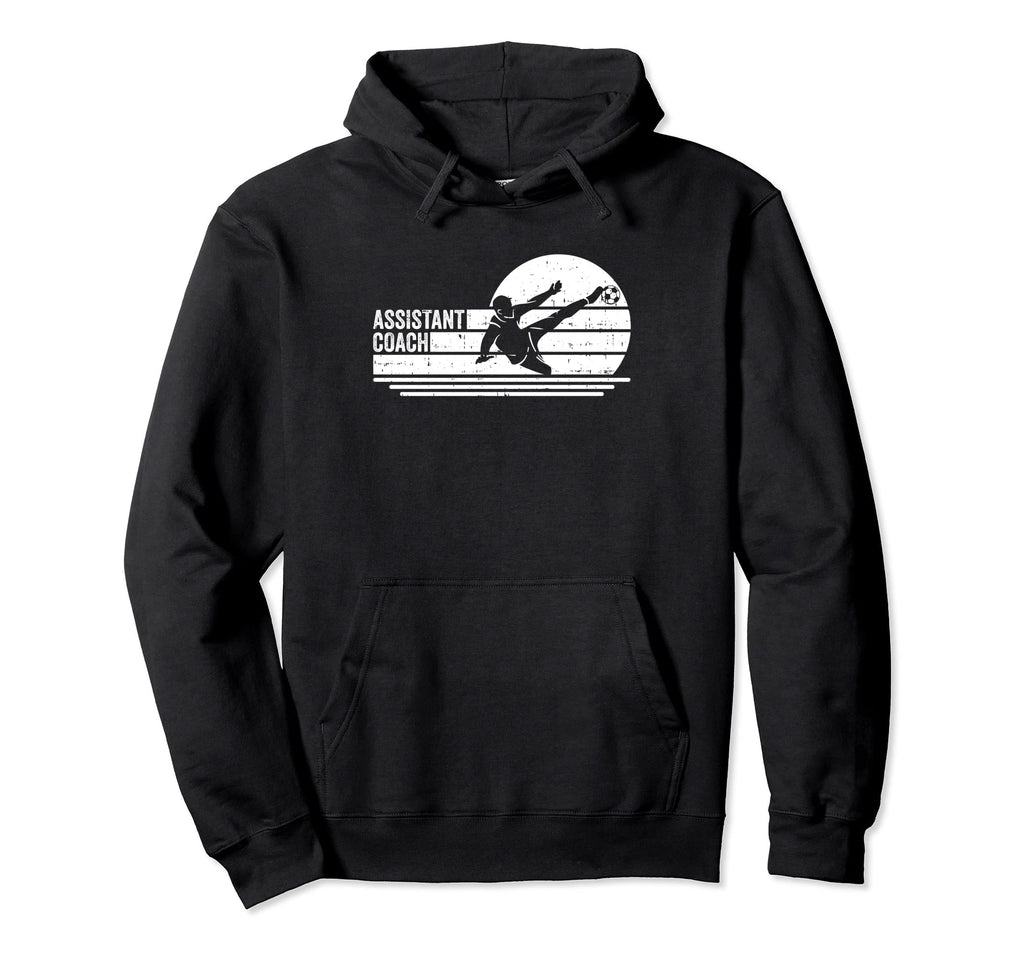 Assistant Soccer Coach Hoodie - Minimalist Print Unisex - T-Shirt, Sweatshirt, Hoodie