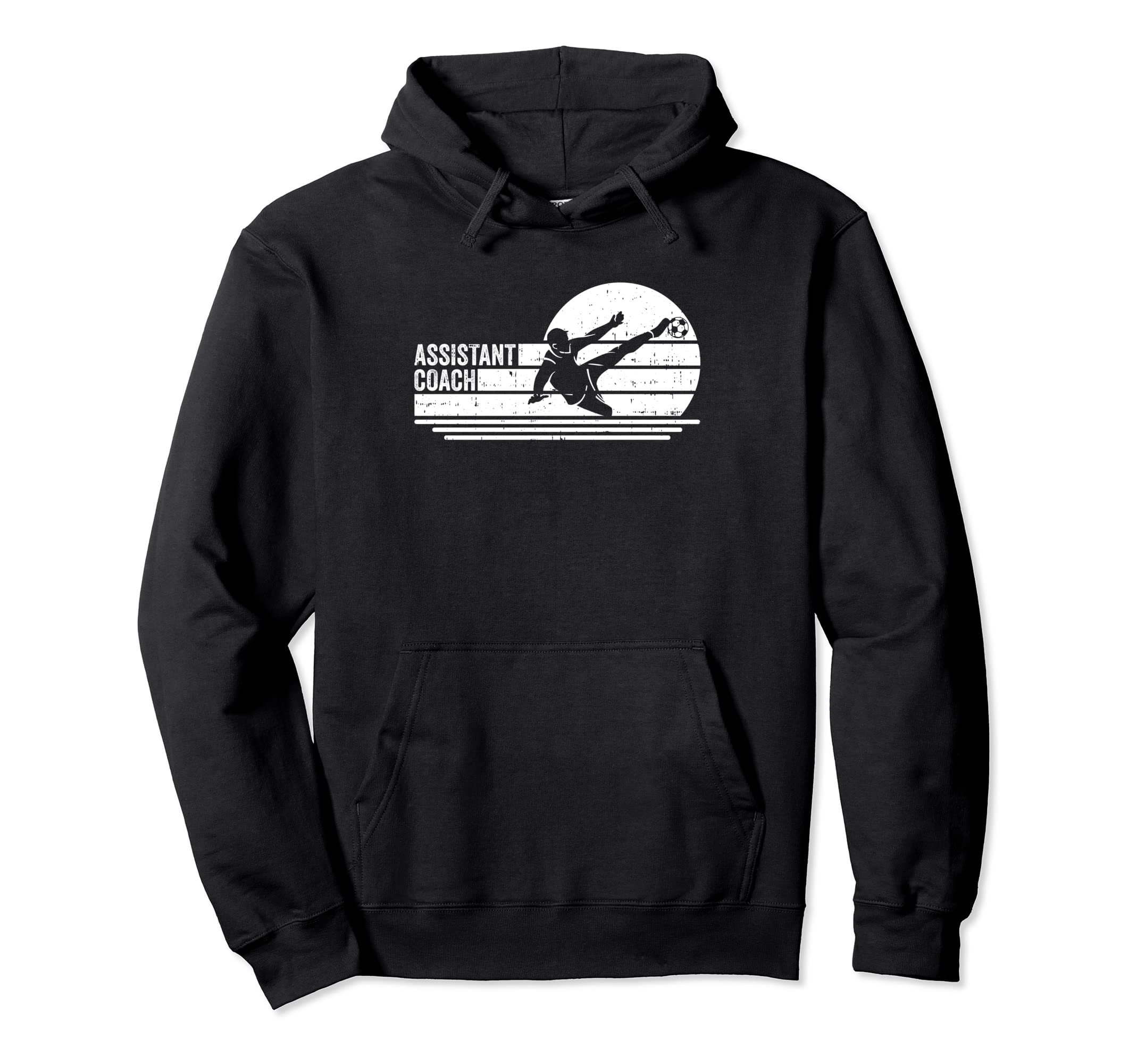 Assistant Soccer Coach Hoodie - Minimalist Print Unisex - T-Shirt, Sweatshirt, Hoodie