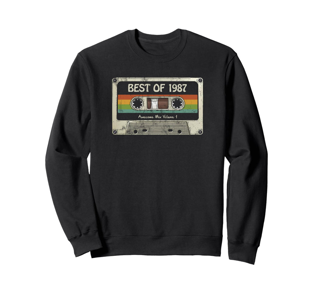Best 1987 Awesome Mix Tape 38Th Sweatshirt - Fun Novelty Design Men Women - T-Shirt, Sweatshirt, Hoodie