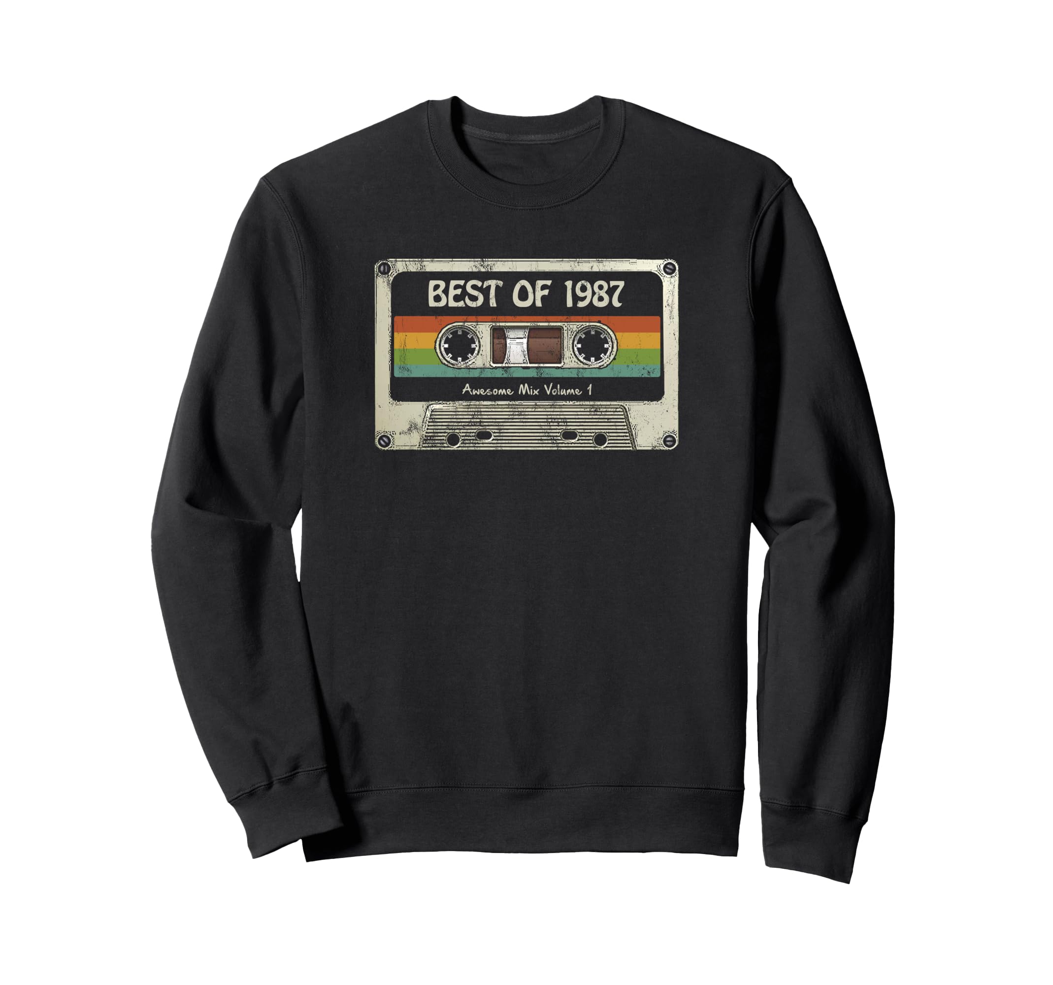 Best 1987 Awesome Mix Tape 38Th Sweatshirt - Fun Novelty Design Men Women - T-Shirt, Sweatshirt, Hoodie