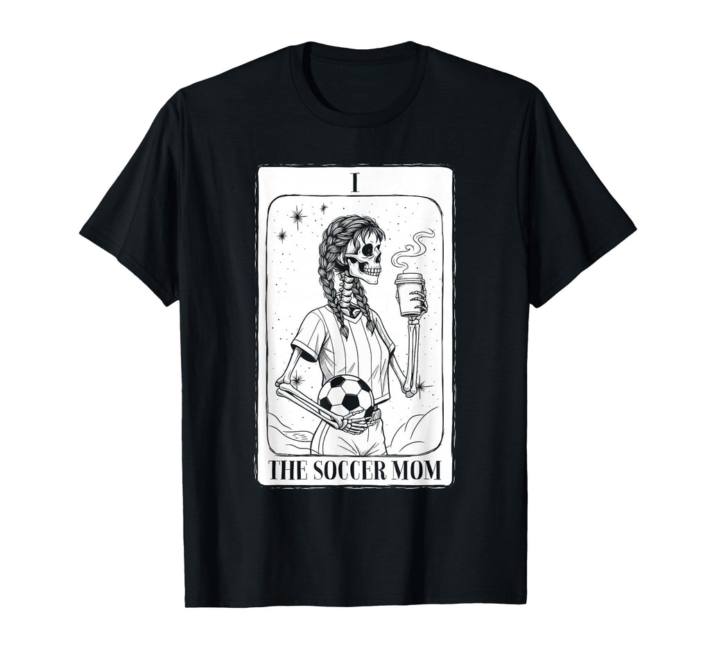 Halloween Skeleton Soccer Mom T-Shirt - Casual Everyday Wear Men Women - T-Shirt, Sweatshirt, Hoodie