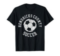 Hendricks County Soccer Distressed T-Shirt - Fun Novelty Design for Adults - T-Shirt, Sweatshirt, Hoodie