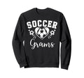 Soccer Grams Soccer Heart Sweatshirt - Casual Everyday Wear for Adults - T-Shirt, Sweatshirt, Hoodie