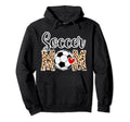 Soccer Mom Leopard Mom Soccer Player Hoodie - Custom Art Print for Adults - T-Shirt, Sweatshirt, Hoodie