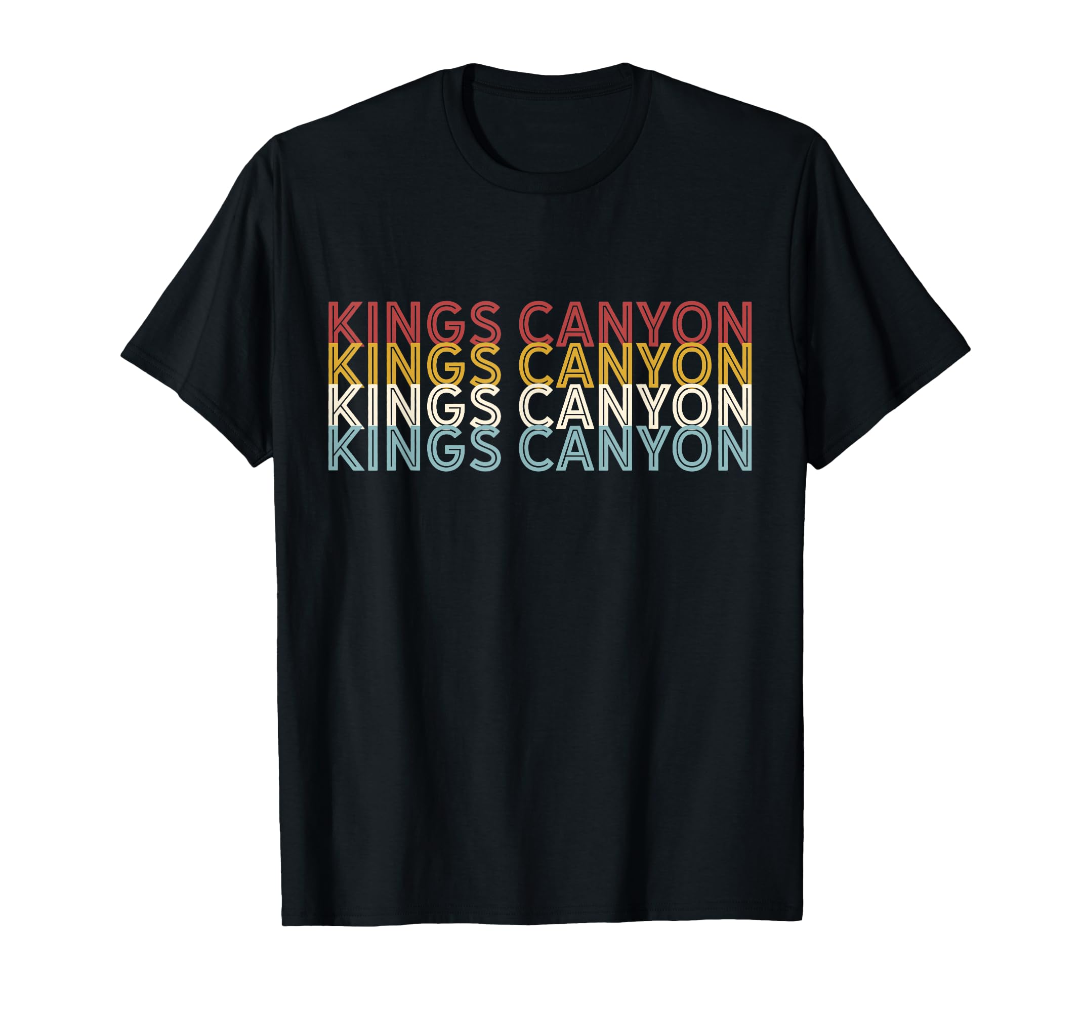 70S Usa Kings Canyon National Park T-Shirt - Streetwear Style for Adults - T-Shirt, Sweatshirt, Hoodie