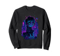 80S Synthwave Sweatshirt - Minimalist Print Men Women - T-Shirt, Sweatshirt, Hoodie