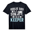 Mens Ice Hockey Goalie Dad Ice Hockey T-Shirt - Unique Graphic for Adults - T-Shirt, Sweatshirt, Hoodie