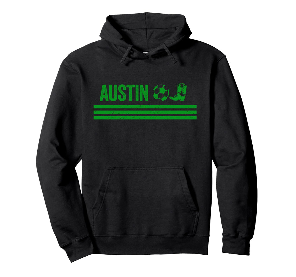Austin Cowboy Boot Football Club Hoodie - Graphic Print Men Women - T-Shirt, Sweatshirt, Hoodie