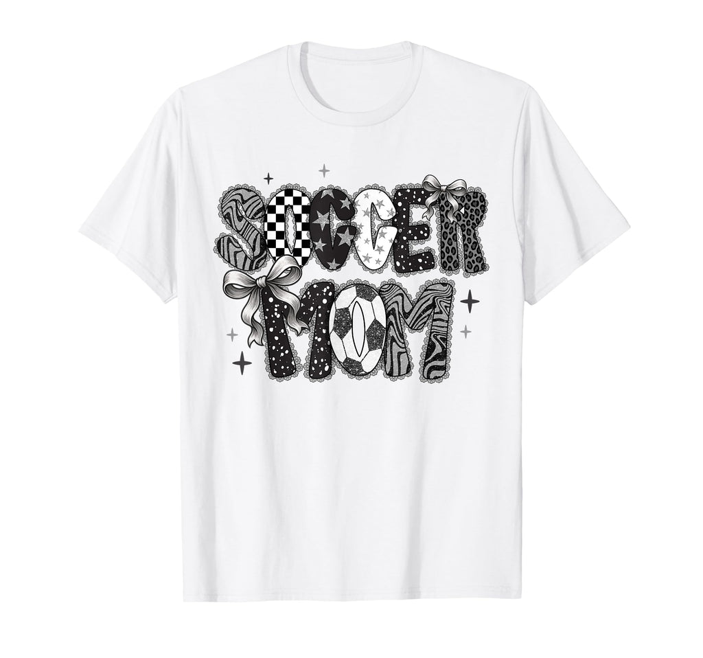 Preppy Soccer Mom Coquette Bow T-Shirt - Aesthetic Graphic Men Women - T-Shirt, Sweatshirt, Hoodie